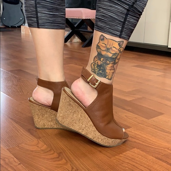 Leather Wedges - Picture 1 of 6